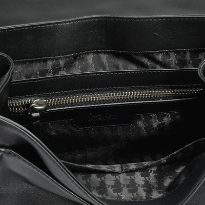 Shop Karl Lagerfeld | K/kuilted Handbag In Black Lamb Skin