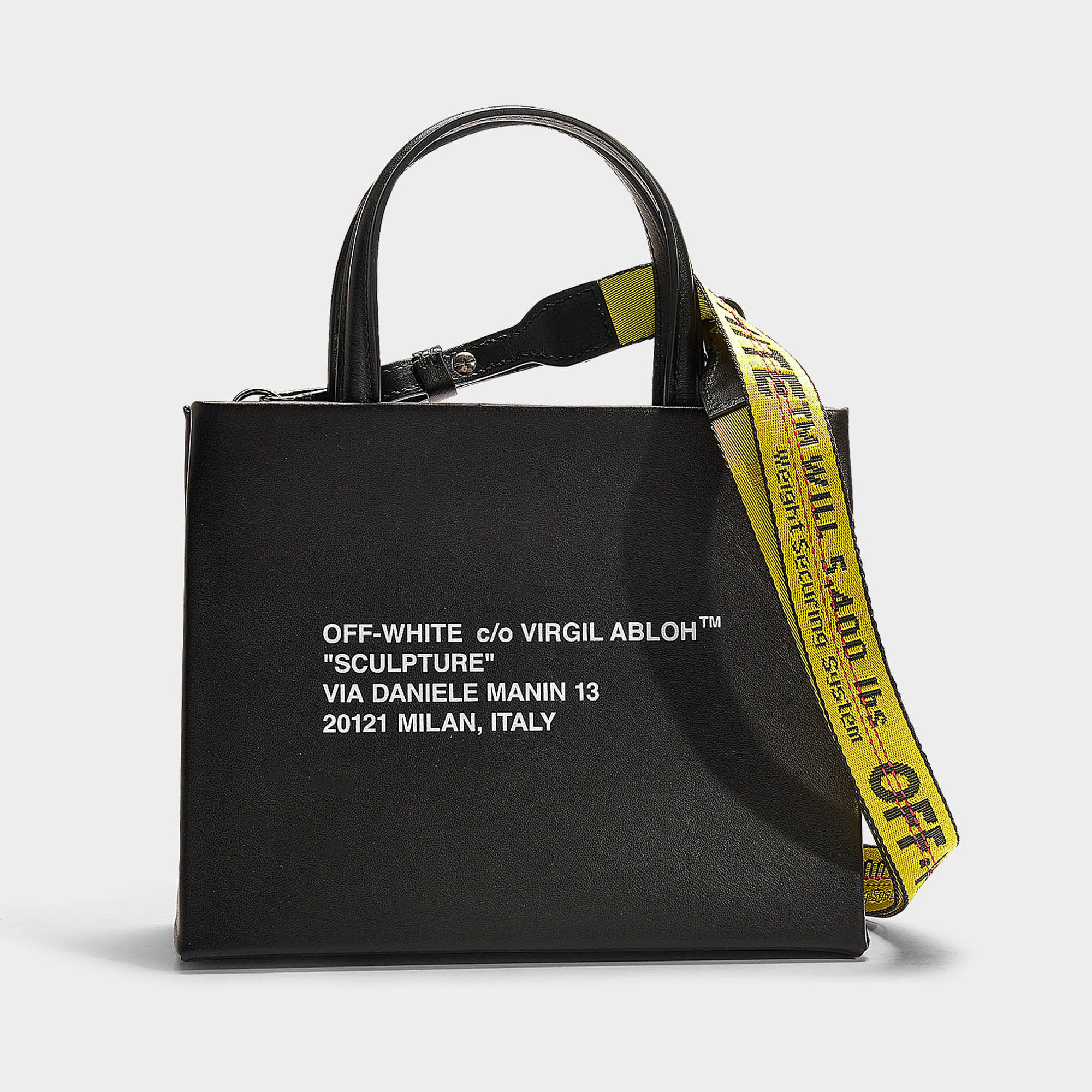 off white box bag