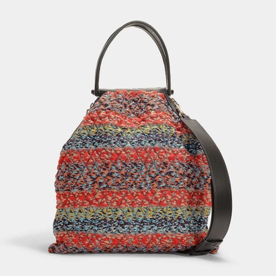 Shop Giorgio Armani | Shopper Bag In Multicolor Cotton