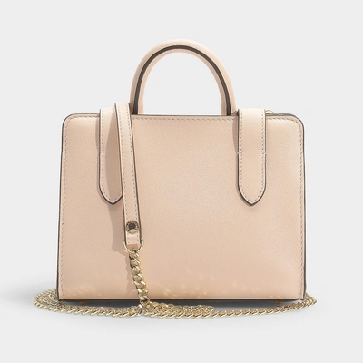 Shop Strathberry The  Nano Tote In Nude Calfskin