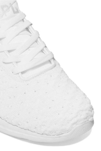 Shop Apl Athletic Propulsion Labs Techloom Phantom 3d Mesh Sneakers In White