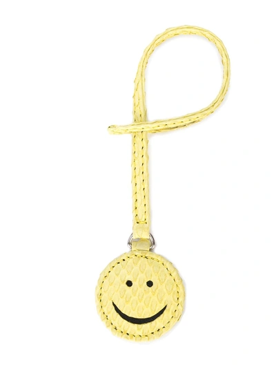 Shop Gelareh Mizrahi Smiley Face Bag Charm - Yellow