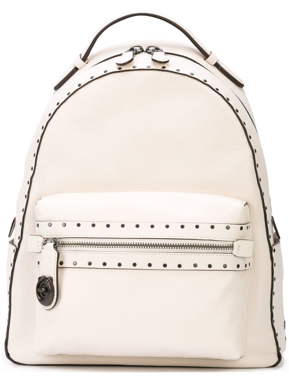 coach backpack white