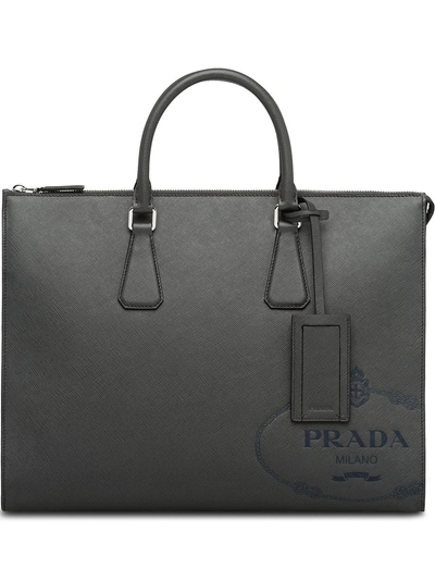 PRADA SAFFIANO TOTE - 黑色