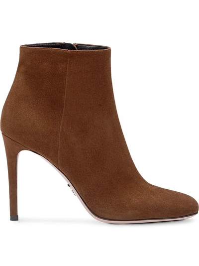 Shop Prada Ankle Boots - Brown