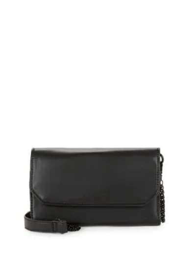Shop Kendall + Kylie Bay Convertible Wallet On Chain In Black