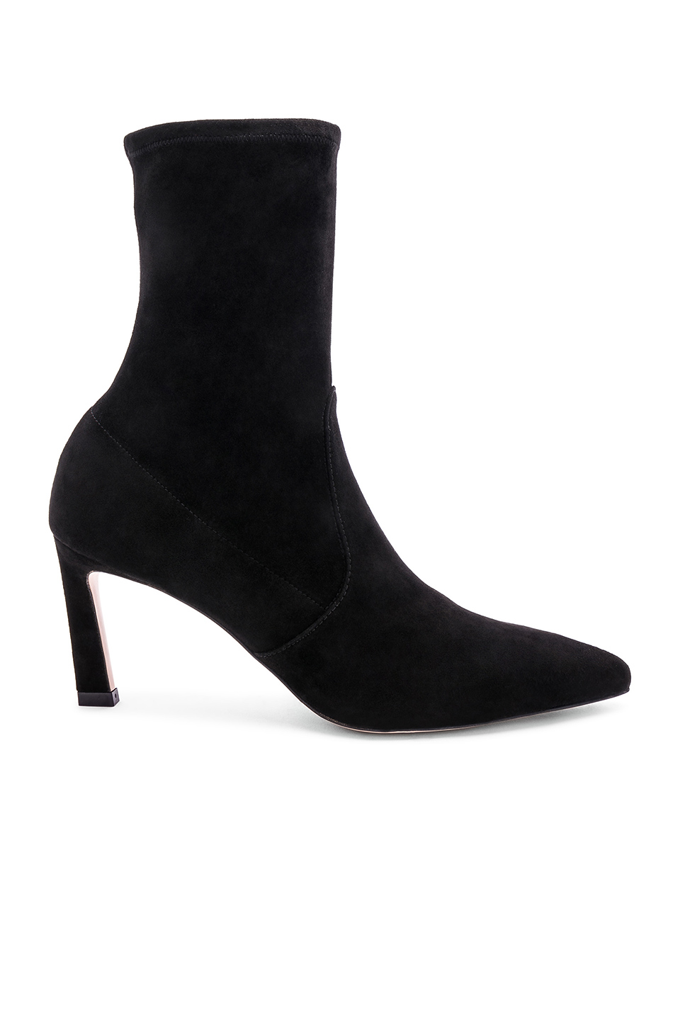 rapture 75mm suede sock bootie