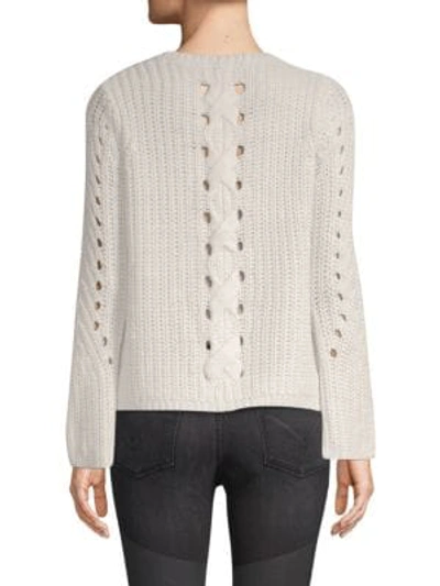 Shop John & Jenn Roundneck Sweater In Cream Puff