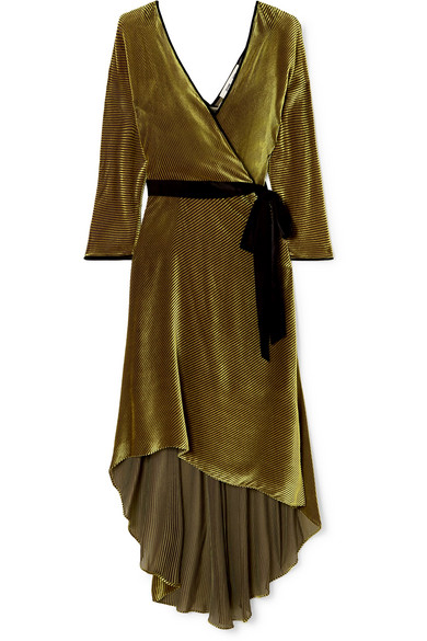 diane von furstenberg velvet dress