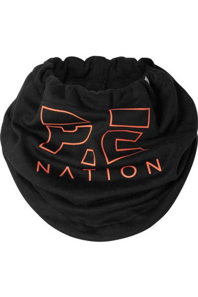 Shop P.e Nation + Dc Printed Jersey Snood In Black