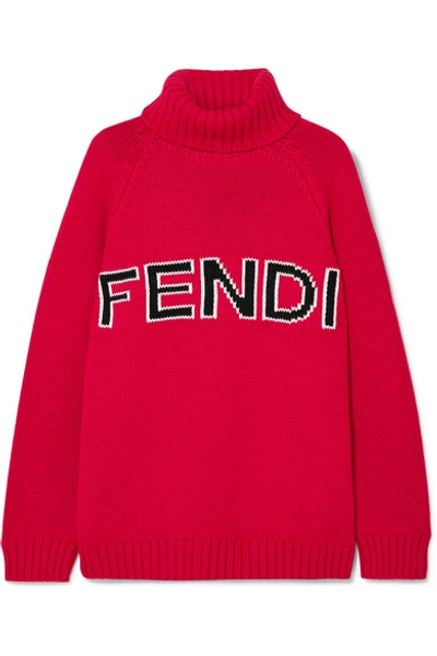 Fendi cheap sweater red