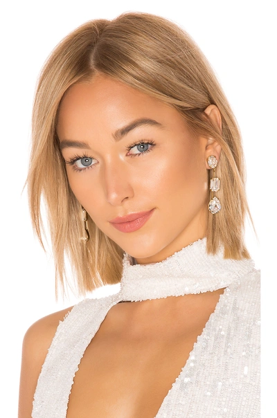 Shop Jennifer Behr Allanah Earrings In Diamond