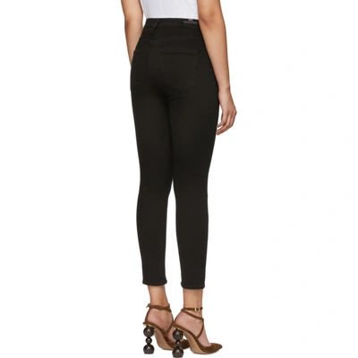 Shop Citizens Of Humanity Black Rocket Crop High-rise Skinny Jeans In All Black