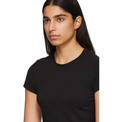 Shop Re/done Black 1960s Slim Tee Bodysuit