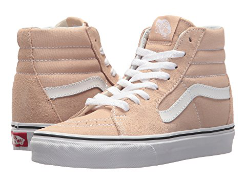 vans sk8 hi frappe true white