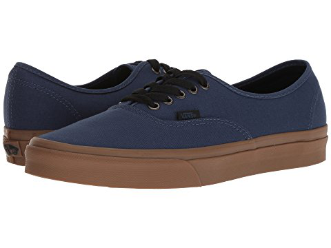 Vans Authentic™, (gum Outsole) Dark Denim/black | ModeSens