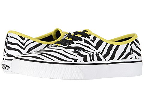 vans authentic zebra true white