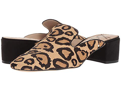 sam edelman leopard mules