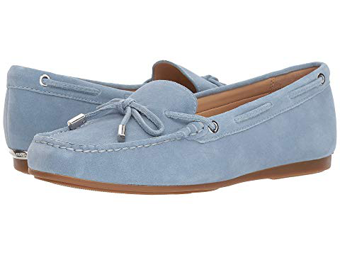 michael kors blue suede shoes