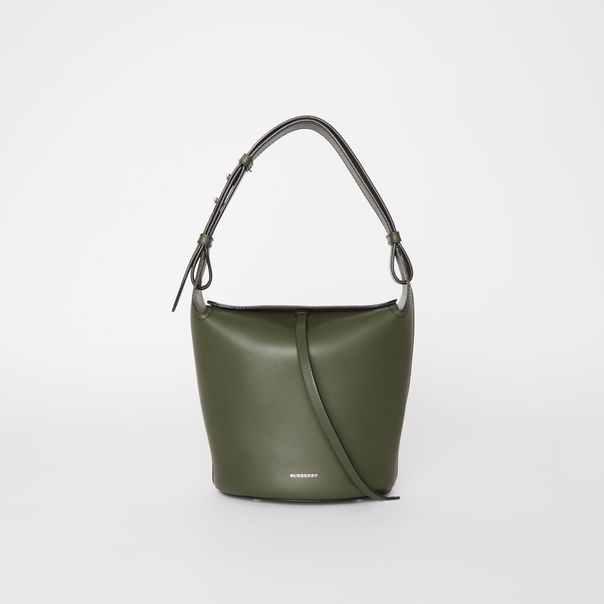 burberry small leather bucket bag