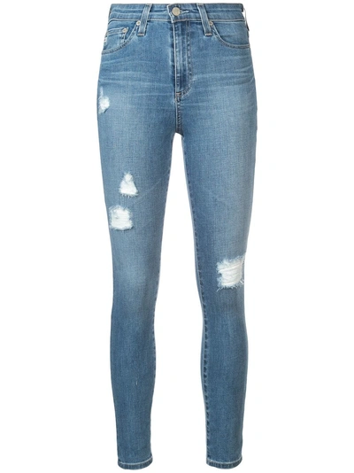 Shop Ag Mila Ankle Jeans In Blue