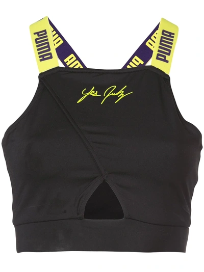 Shop Puma X Yes Julz Top In Black