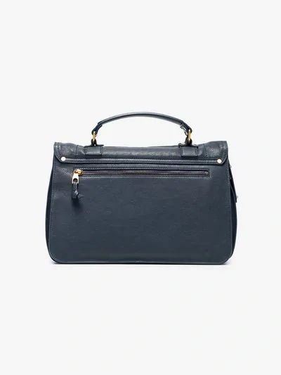 Shop Proenza Schouler Blue Ps1 Medium Leather Shoulder Bag
