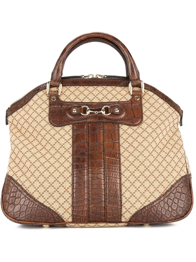 Shop Gucci Vintage  Logos Hand Tote Bag - Neutrals