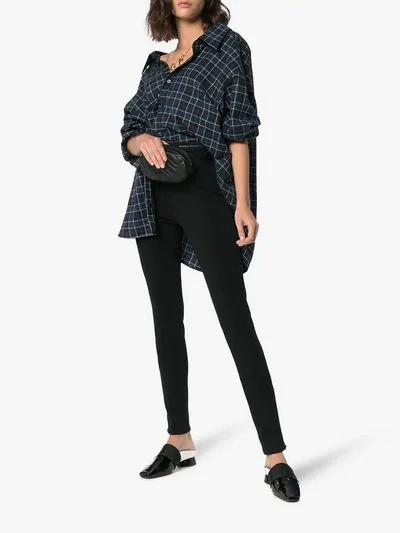 Shop Prada Jersey Knit Trousers In Black