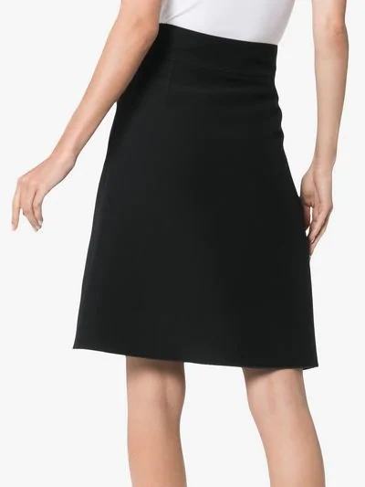 Shop Gucci Knee-length Skirt In Black