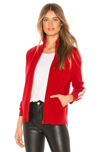Shop Replica Los Angeles Cashmere Track Jacket In Red