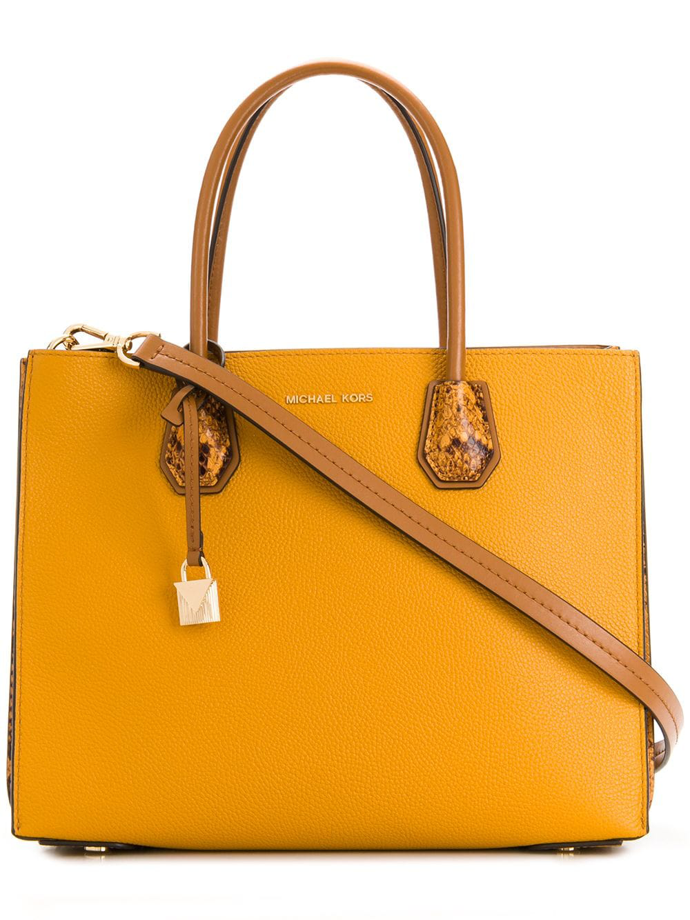 mercer large snakeskin tote