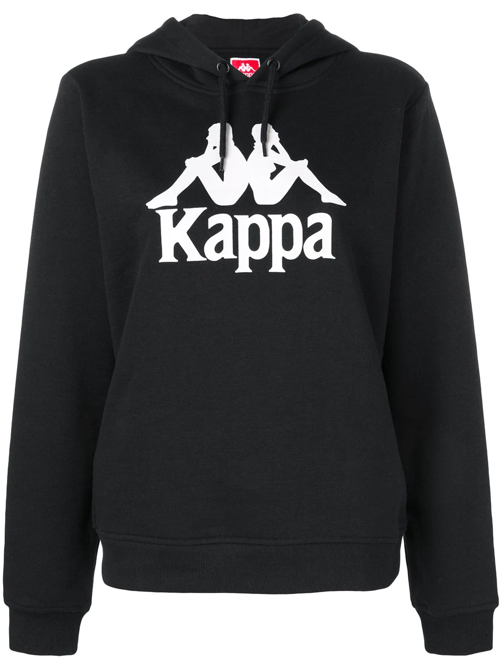 Kappa Basic Logo Hoodie - Black | ModeSens