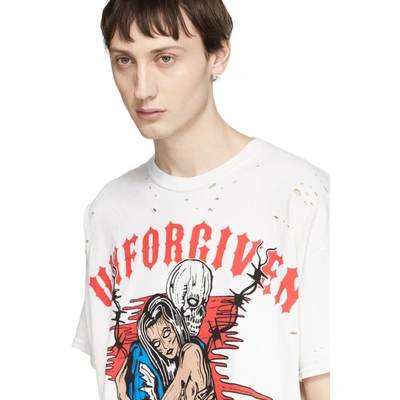 Shop Warren Lotas White Unforgiven Graphic T-shirt