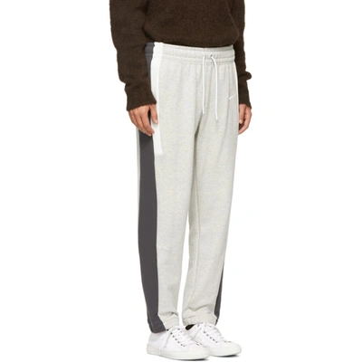 Shop Nike Grey Re-issue Lounge Pants In 050gryanthr