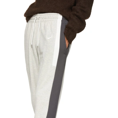 Shop Nike Grey Re-issue Lounge Pants In 050gryanthr