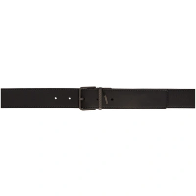 Shop Bottega Veneta Reversible Black Classic Belt In 2183 Nero/e