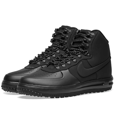 Nike Men's Luna Force 1 Duckboot '18 Sneaker Boots In Black | ModeSens