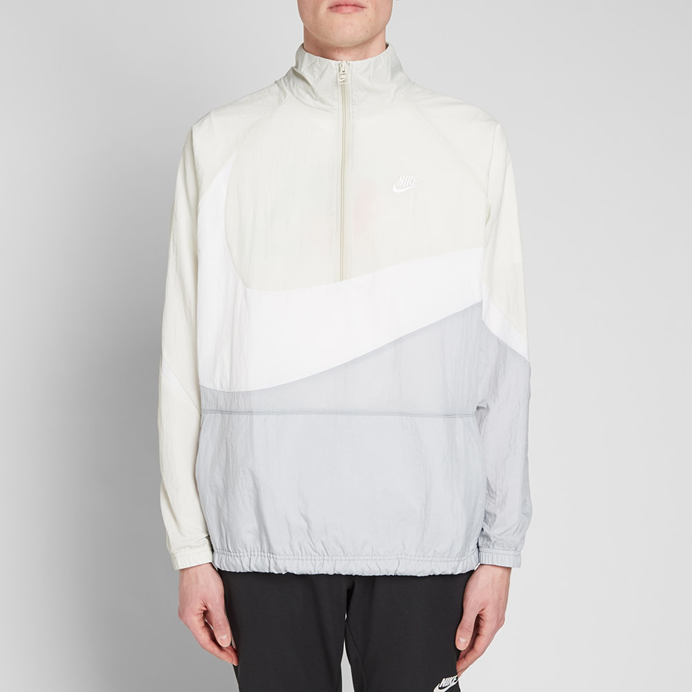 nsw swoosh woven halfzip jacket