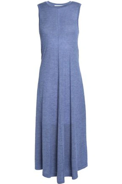 Shop Autumn Cashmere Woman Cashmere Midi Dress Light Blue