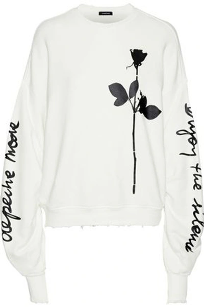 Shop R13 Cotton-blend Sweatshirt In White