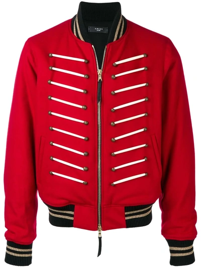 Shop Amiri Forever Bomber Jacket - Red