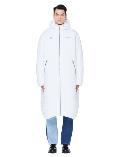 Shop Gosha Rubchinskiy White Long Puffer Jacket