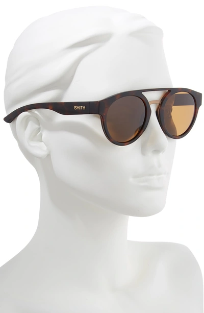 Shop Smith Range 50mm Chromapop(tm) Polarized Sunglasses - Matte E18 Havana/ Brown