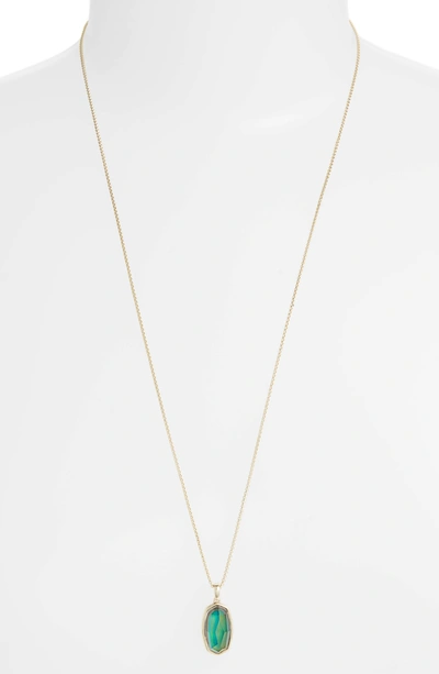 Kendra Scott Mood Stone Pendant Necklace In Mood Stone Gold ModeSens