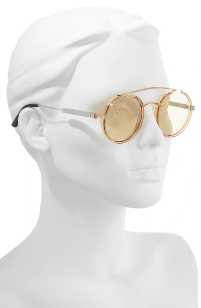 Shop Spitfire Stay Rad 53mm Round Sunglasses - Tan/ Tan