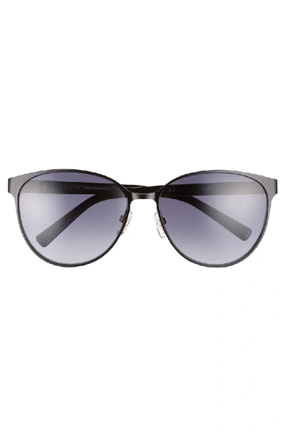 Shop Max Mara Diamov 59mm Gradient Cat Eye Sunglasses - Matte Black