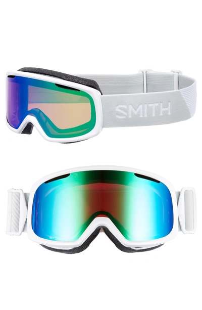 Shop Smith Riot Chromapop 180mm Snow/ski Goggles In White Vapor
