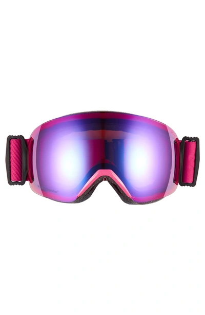 Shop Smith Skyline 215mm Chromapop Snow Goggles - Purple/ Pink