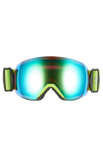 Shop Smith Skyline 215mm Chromapop Snow Goggles - Flash